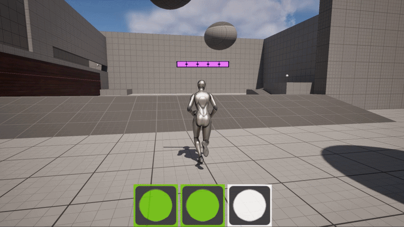 Demonstration of gameplay