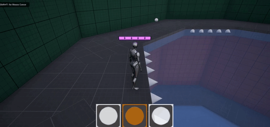 Demonstration of gameplay